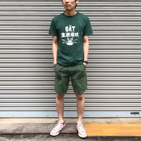 【生涯猫式】Tshirts_Ivy Green