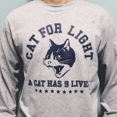 【College_9 lives】Long Sleeve Tshirt