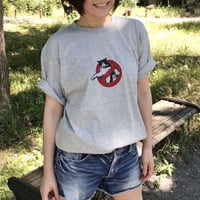 【Cat Busters】Tshirts_Gray