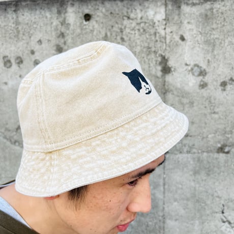 【Upcycled Collections】018. バケットハット_Ivory