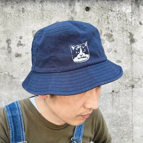 【Upcycled Collections】017. バケットハット_Navy