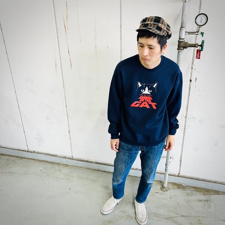 【Dawn of the CAT】SweatShirt_Navy