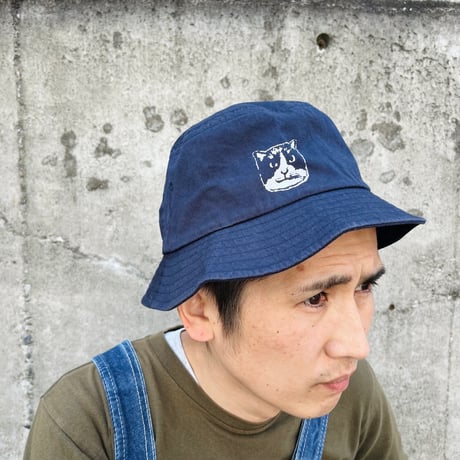 【Upcycled Collections】017. バケットハット_Navy