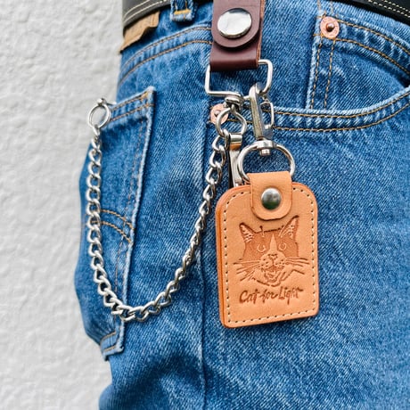 【Cat for Light LOGO】Keyholder