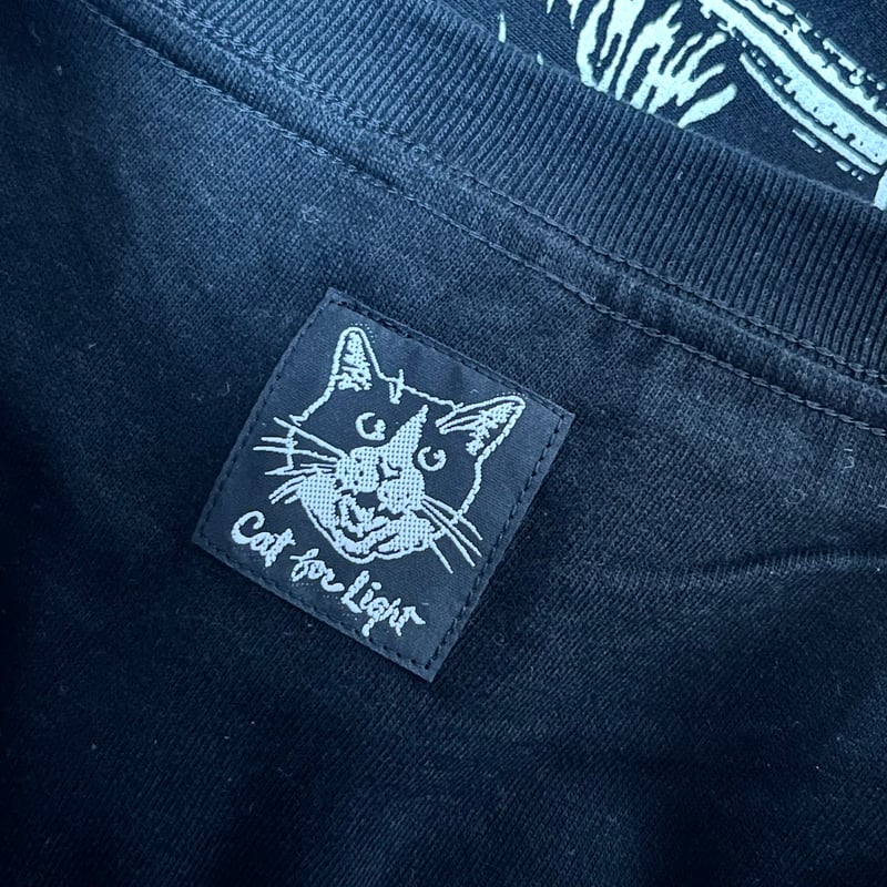 CALLiNG】Tshirts_Black | Cat for Light