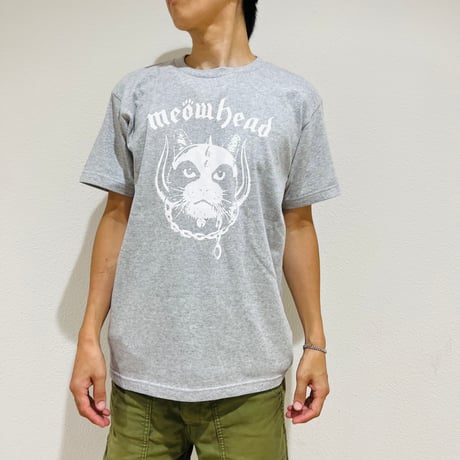 【Meöw head】Tshirts_Gray