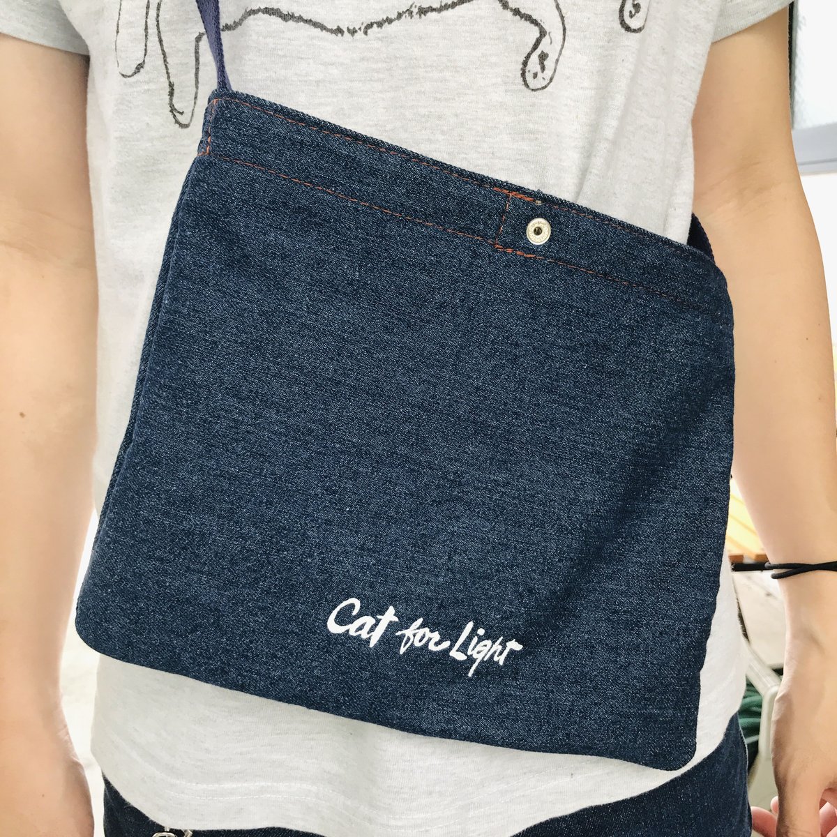 生涯猫式】Special Denim Sacosh | Cat for Light