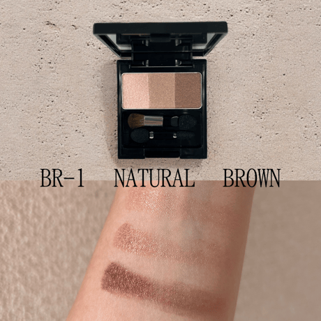 アイシャドウ ＜PK-1 シアーピンク/BR-1 ナチュラルブラウン＞