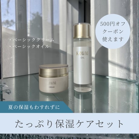 【6/7(日)までクーポン使用で500円オフ】オイル+ベーシッククリームセット