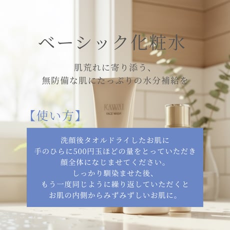 【6/7(日)までクーポン使用で500円オフ】基礎化粧品3点セット