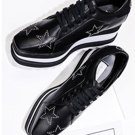 【本革】platform star shoes