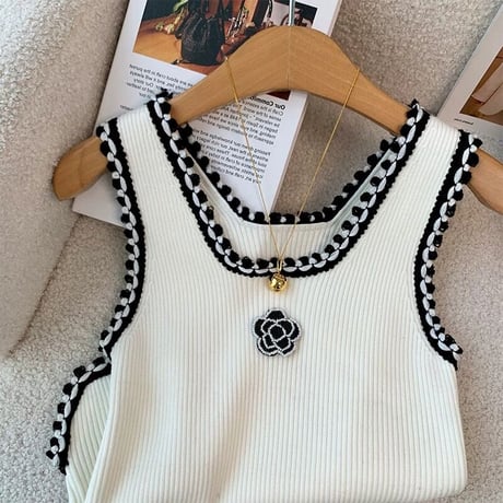 flower point tank top