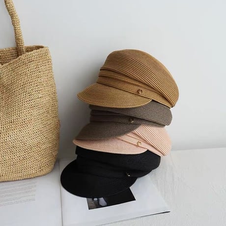 straw casquette