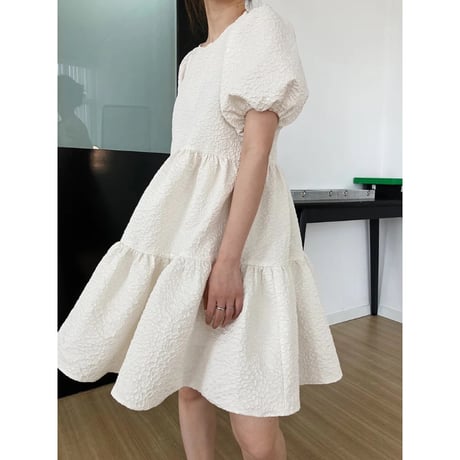 puff sleeve onepiece