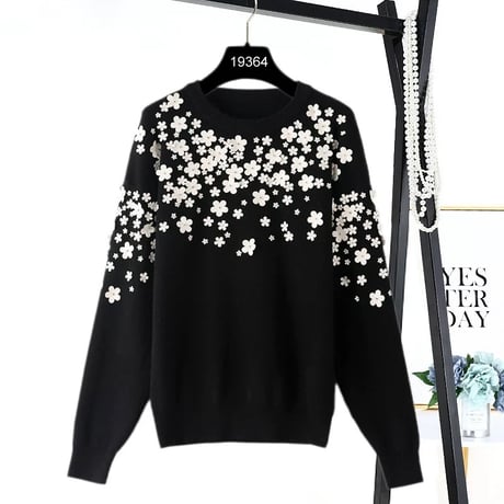 flower　knit