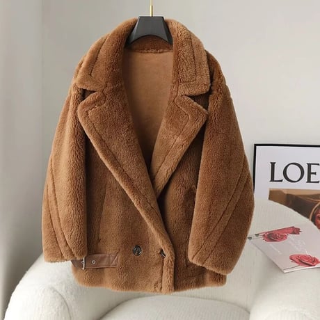 【ウール100%】short coat