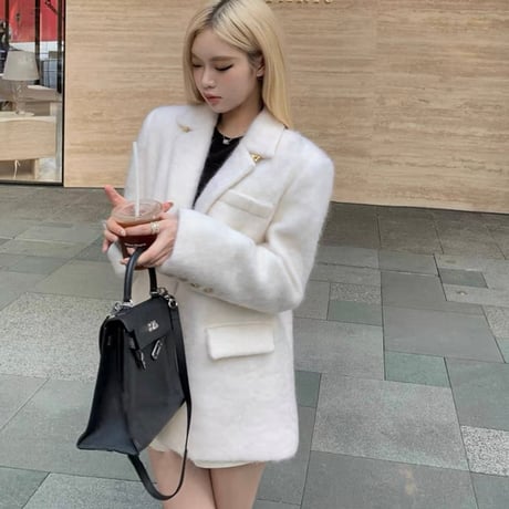 gold button jacket