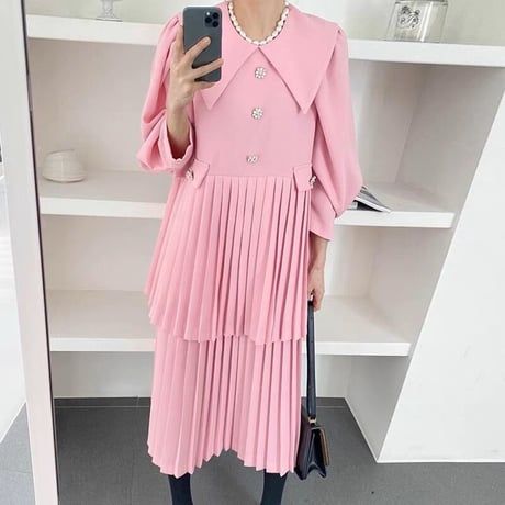 double pleats onepiece