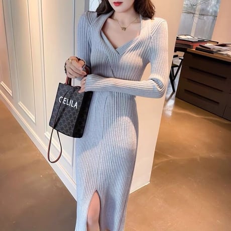 front slit  sexy onepiece