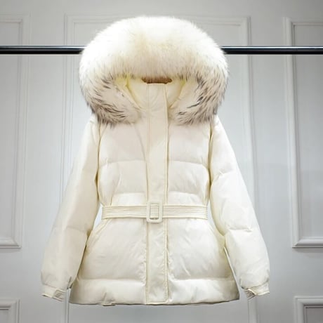 real fur down jacket
