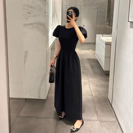 puff sleeve onepiece