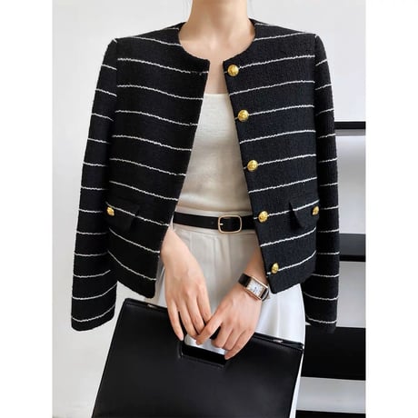 【高品質】border jacket