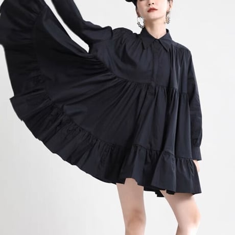 flare long shirt
