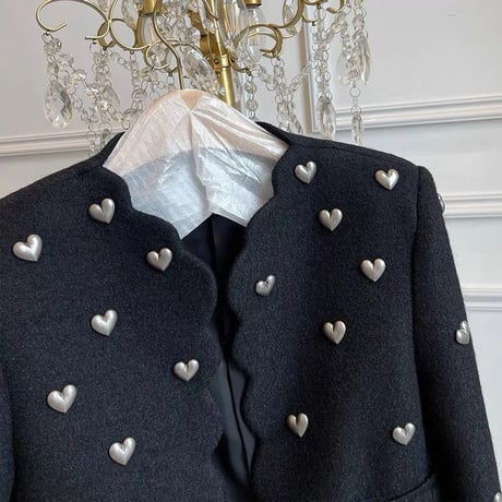 heart scallop jacket