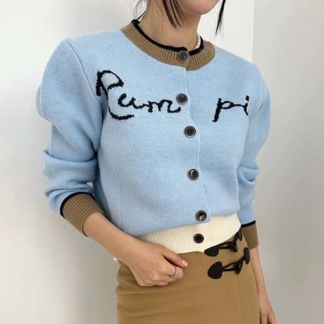 logo cardigan