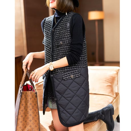 tweed switching gilet