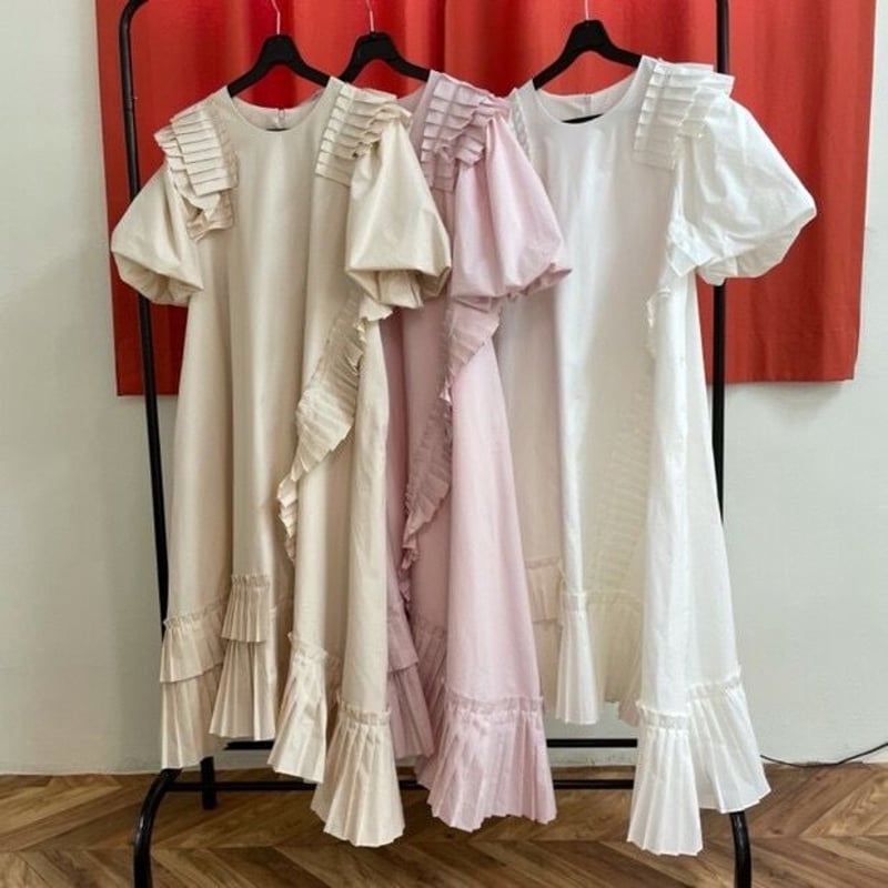 肩フリルワンピース | BrillantSelect Store