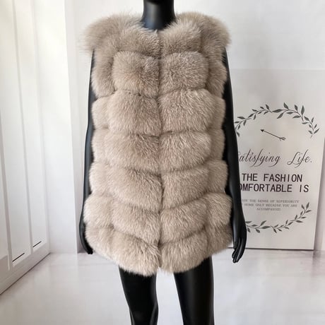 fox fur vest