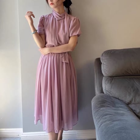Purple dress setup