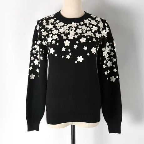 flower　knit
