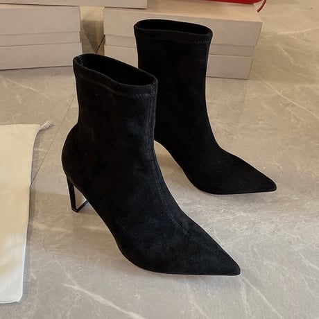 美脚 short boots