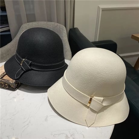 ウール bucket hat