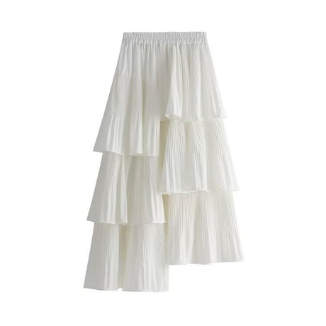 【即納あり】asymmetry　skirt