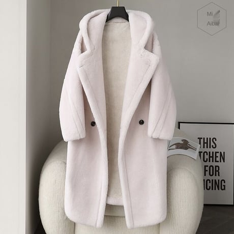 フード付き 【ウール100%】 long coat