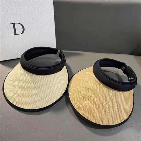 straw sun visor