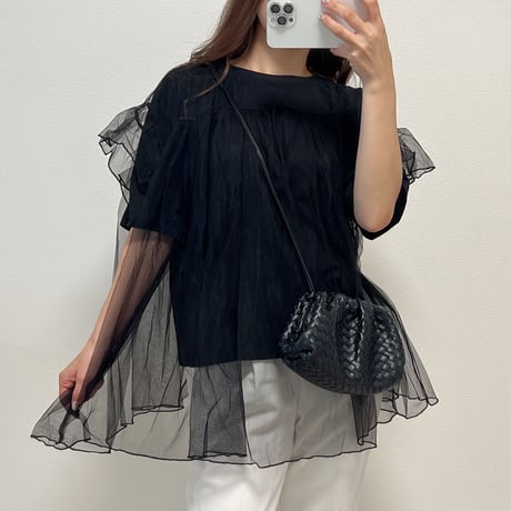 tulle  t-shirt
