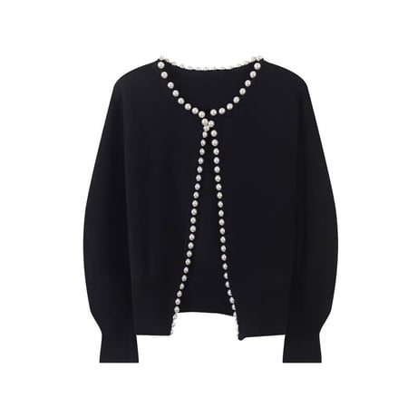 【高品質】pearl cardigan