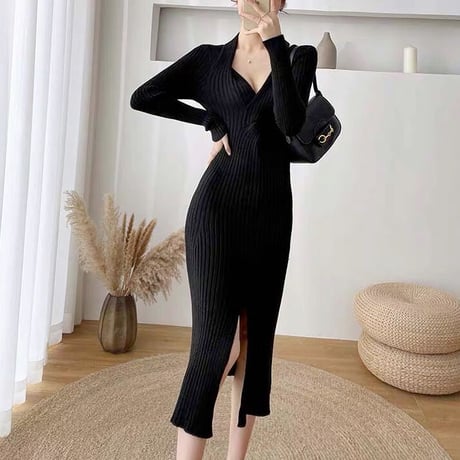 front slit  sexy onepiece