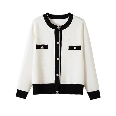 【即納あり】bicolor cardigan