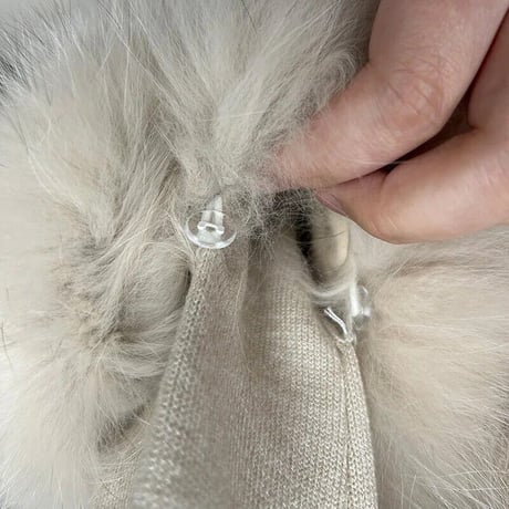 fox fur knit