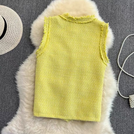 tweed vest