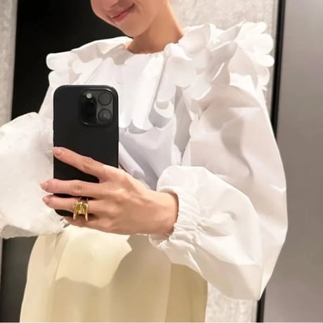 scallop blouse