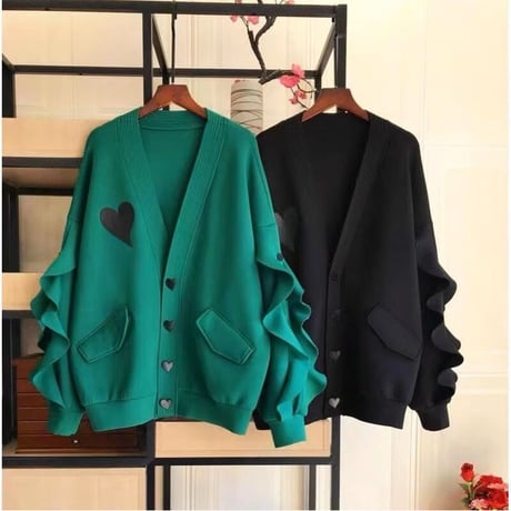 heart cardigan