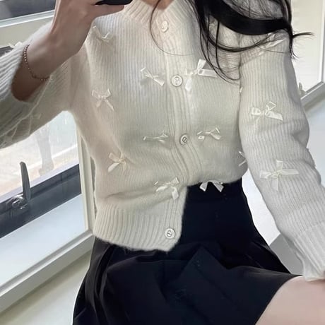 ribbon cardigan