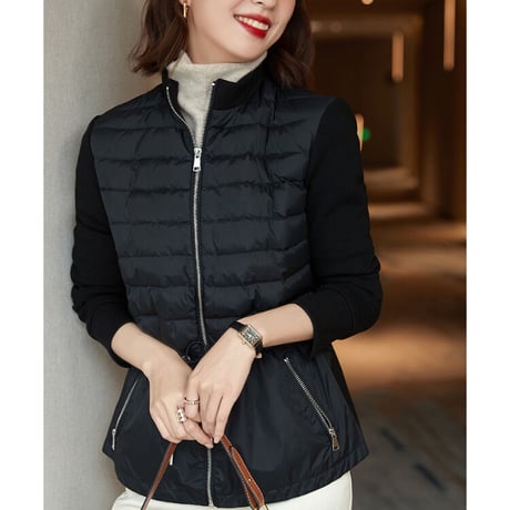 peplum down jacket