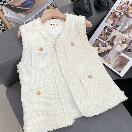 tweed vest
